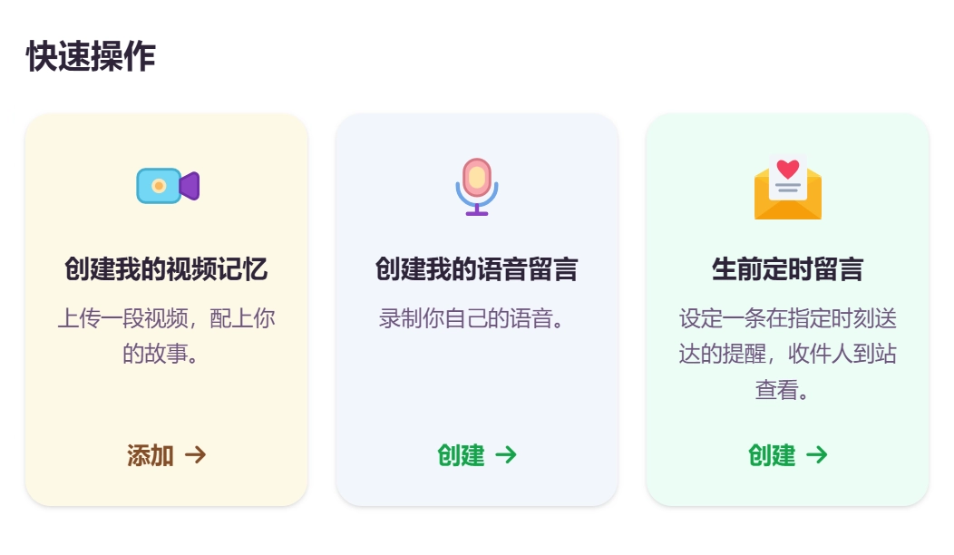 视频、语音和文字创作模式